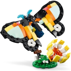 Klocki LEGO 31173 Dzikie zwierzęta - Tropikalny tukan CREATOR